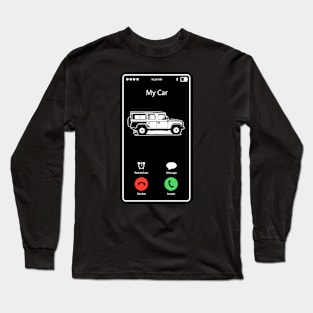 iphone calling my car Long Sleeve T-Shirt